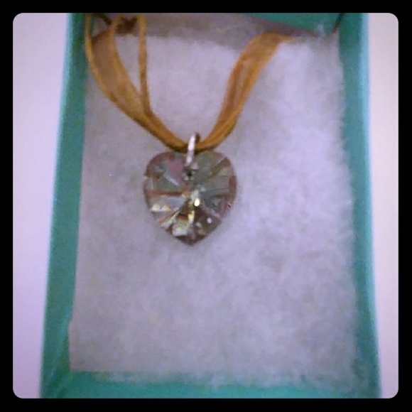 Jewelry - Chocolate Diamond Crystal Heart Necklace